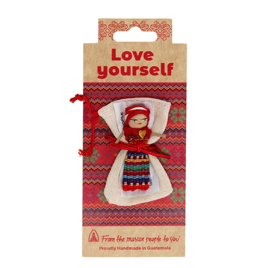 Muñeca Worry con bolsa - Love Yourself