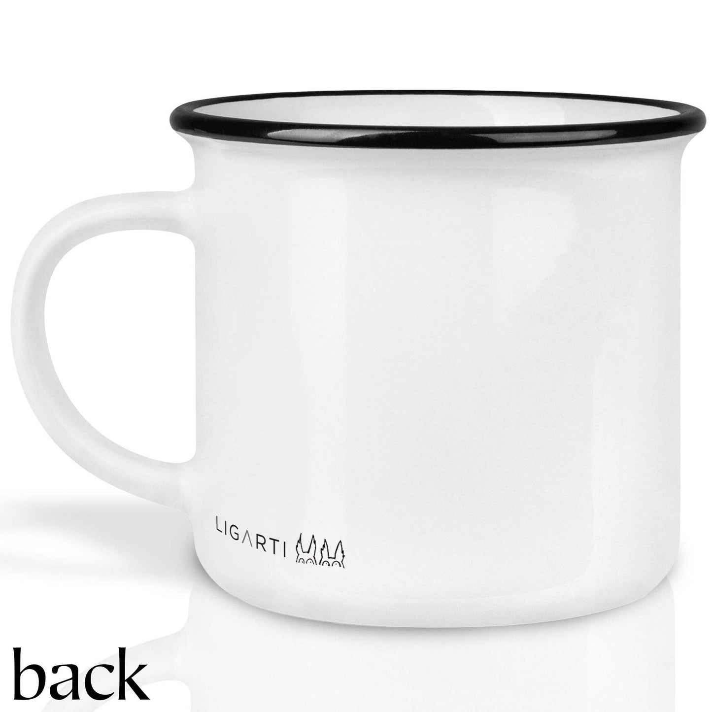 Taza de cerámica - Dos cuernos