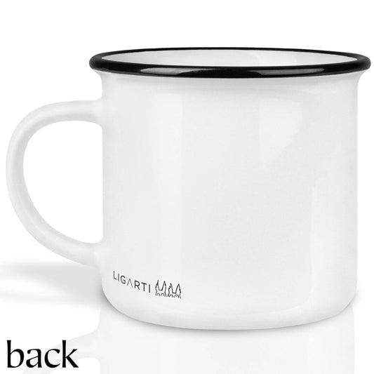 Taza de cerámica - Dos cuernos