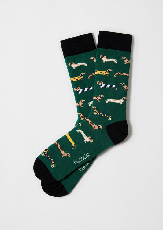 BePets Green - 100% Organic Cotton Socks
