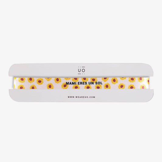 Pulsera De Tela "Mami Eres Un Sol"