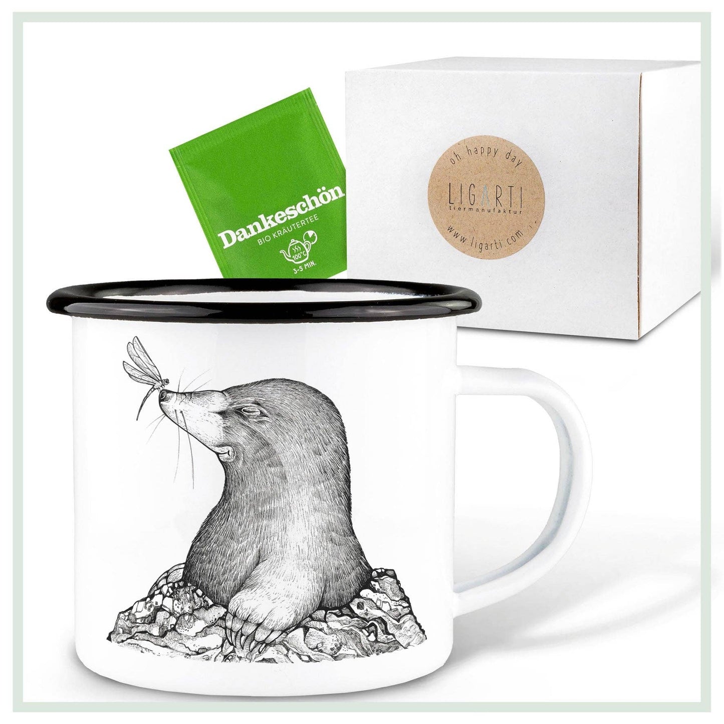 Taza esmaltada – Malwina