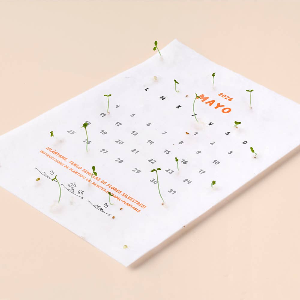 Calendario plantable 2026
