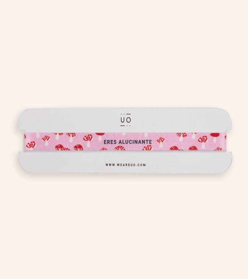 Pulsera Tela "Eres Alucinante"