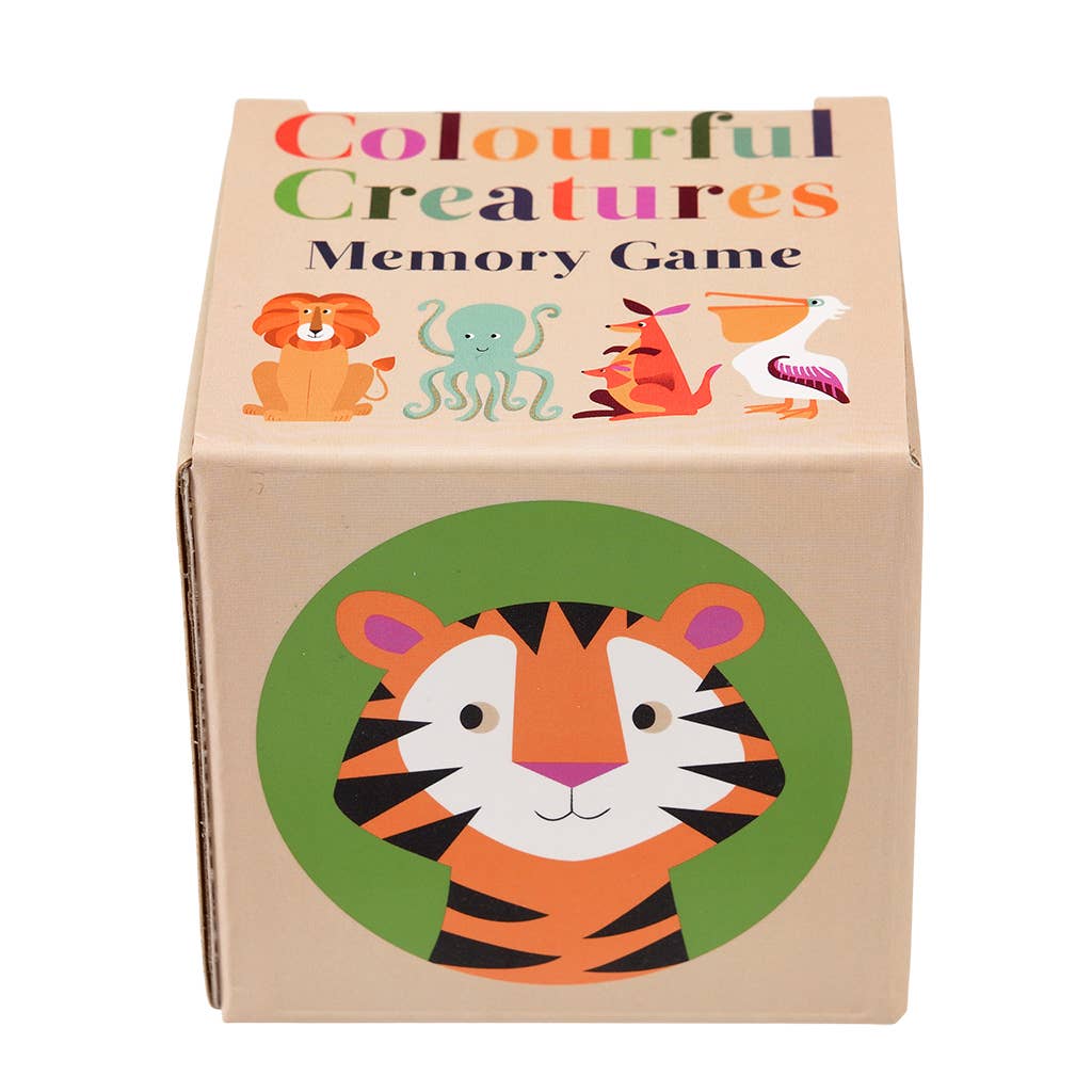 Juego de memoria (24 piezas) - Criaturas coloridas