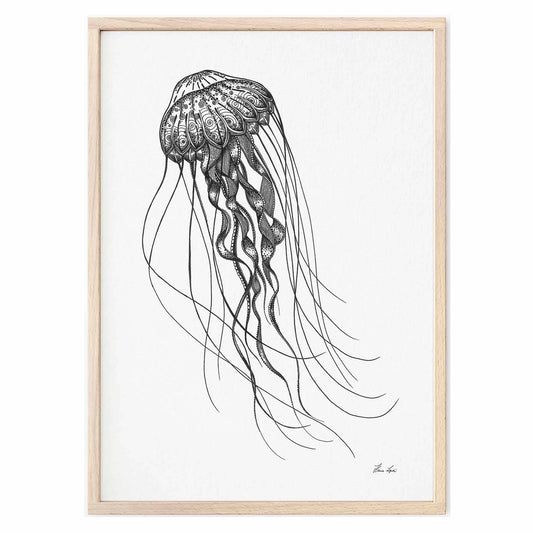 Art Print - Deep Sea Jellyfish