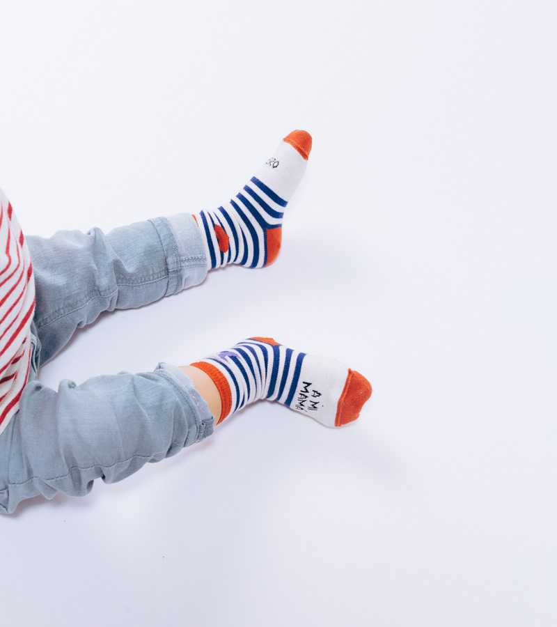 Mini Calcetines "Quiero A Mi Mamá" (Marinero)