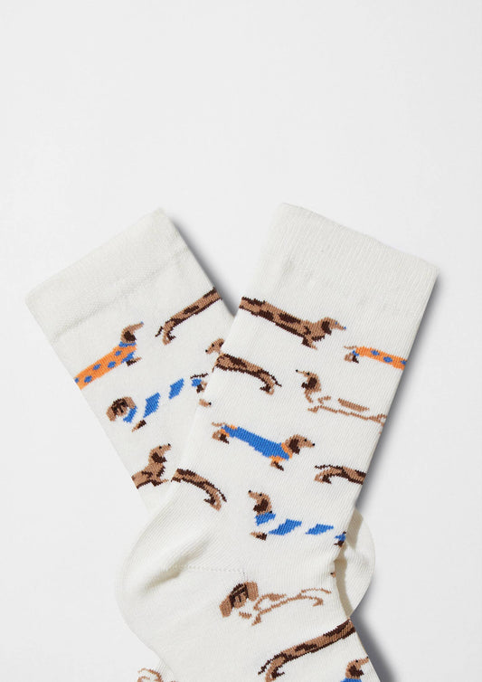 BePets OffWhite - 100% Organic Cotton Socks