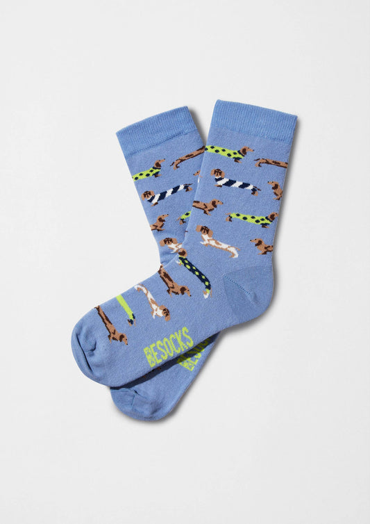 BePets Blue - 100% Organic Cotton Socks