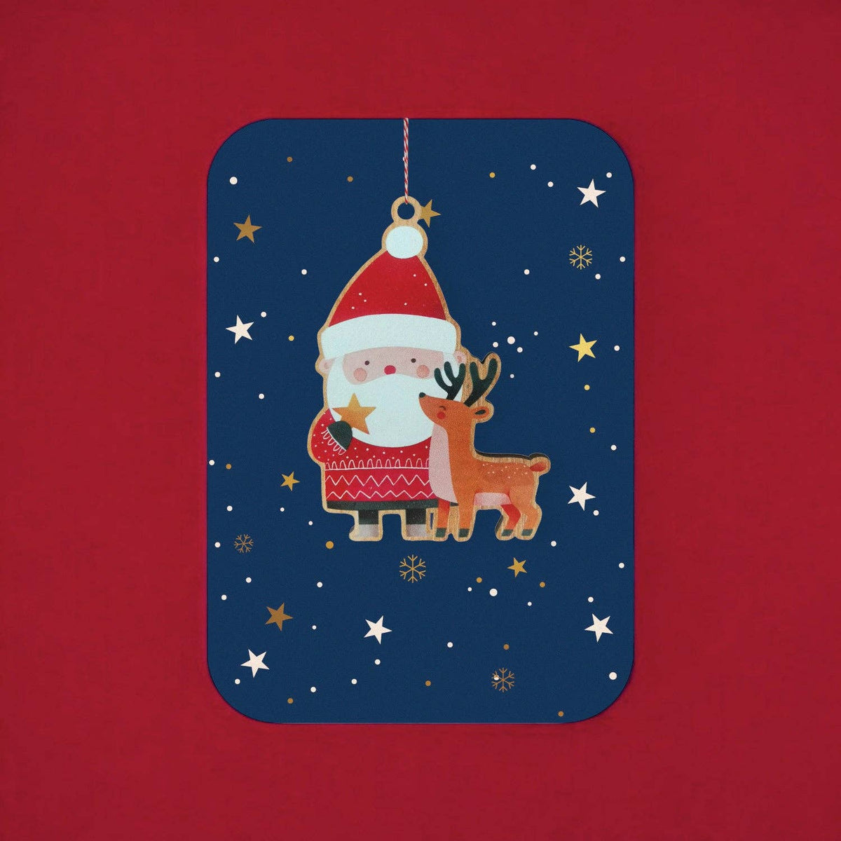 Ornamento de Madera WHC104 para Navidad