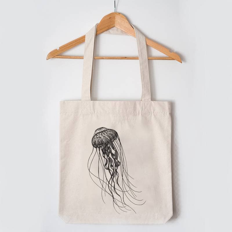 Bolsa de yute natural « deep-sea jester » [reciclaje]