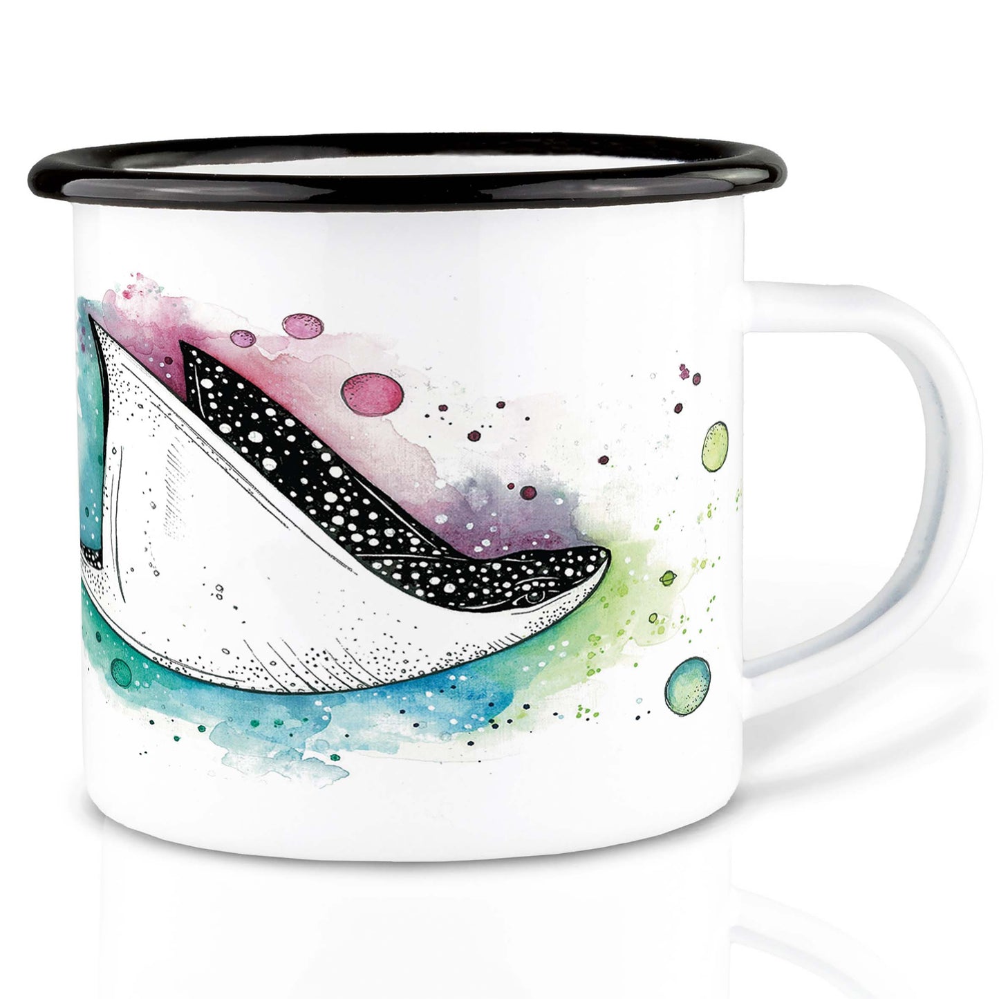 Taza de esmalte – Raya Espacial