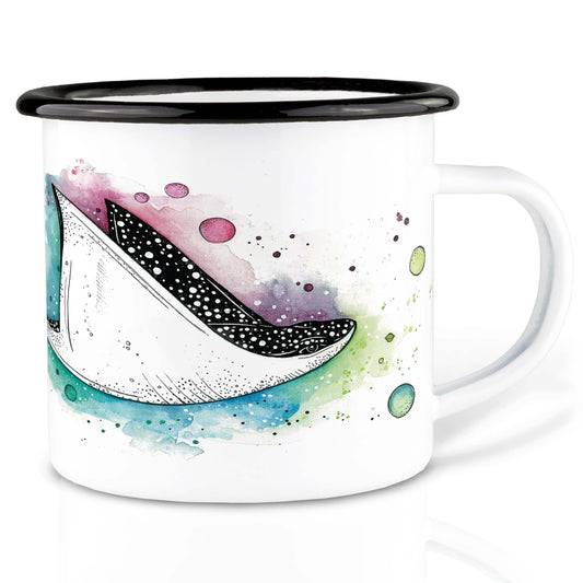 Taza de esmalte – Raya Espacial