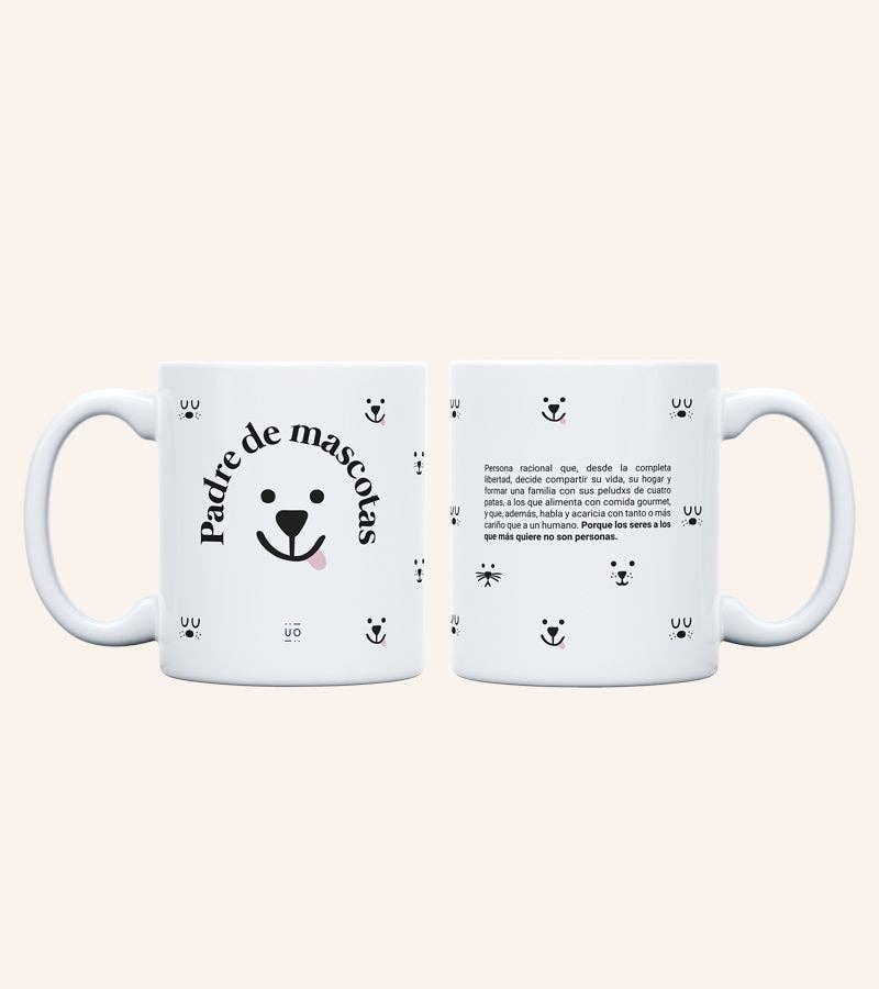 Taza "Padre De Mascotas"