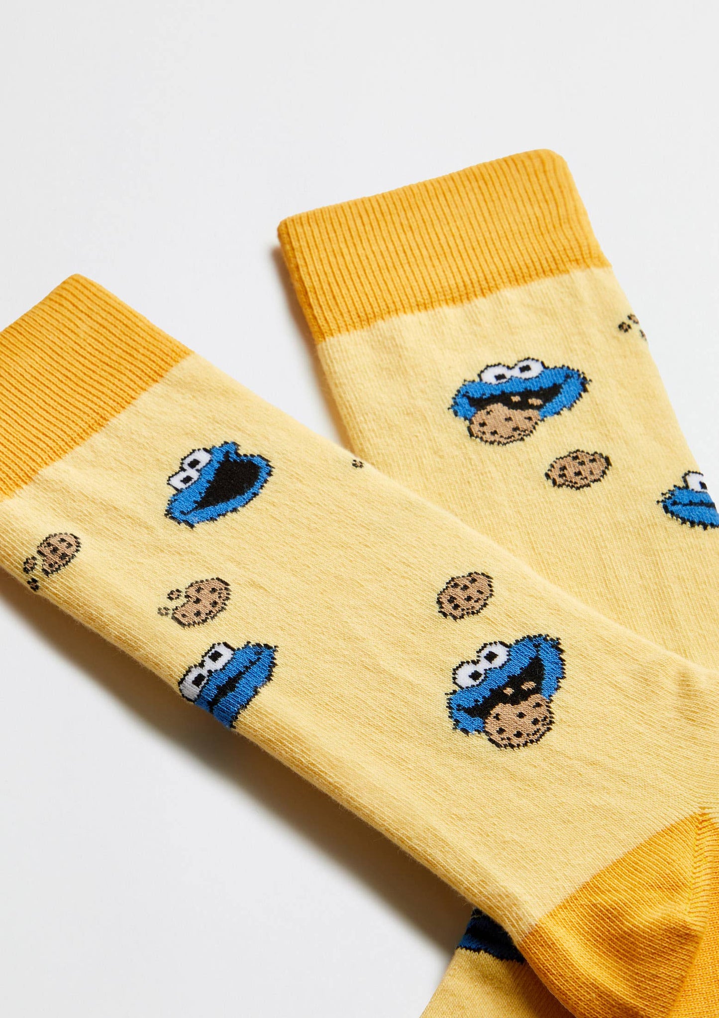 BeSesameStreet Cookie Monster Yellow - 100% Organic Cotton