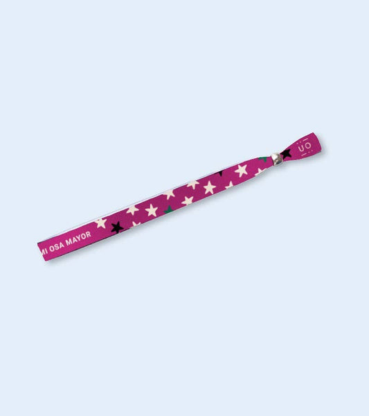 Pulsera Tela "Mamá Eres Mi Osa Mayor"