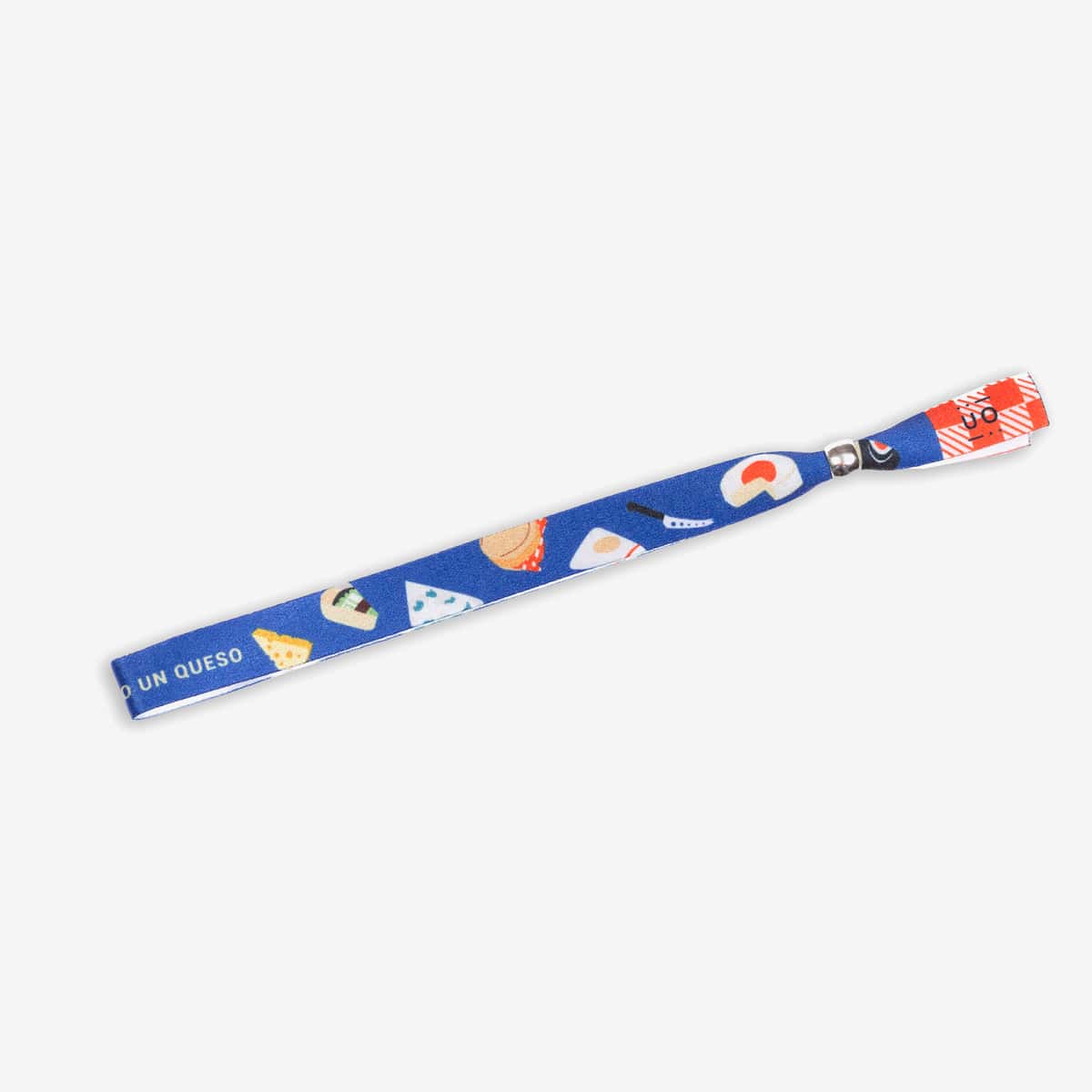 Pulsera Tela "Estás como un queso"