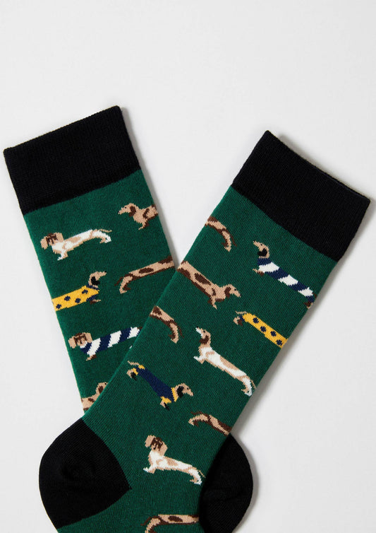BePets Green - 100% Organic Cotton Socks