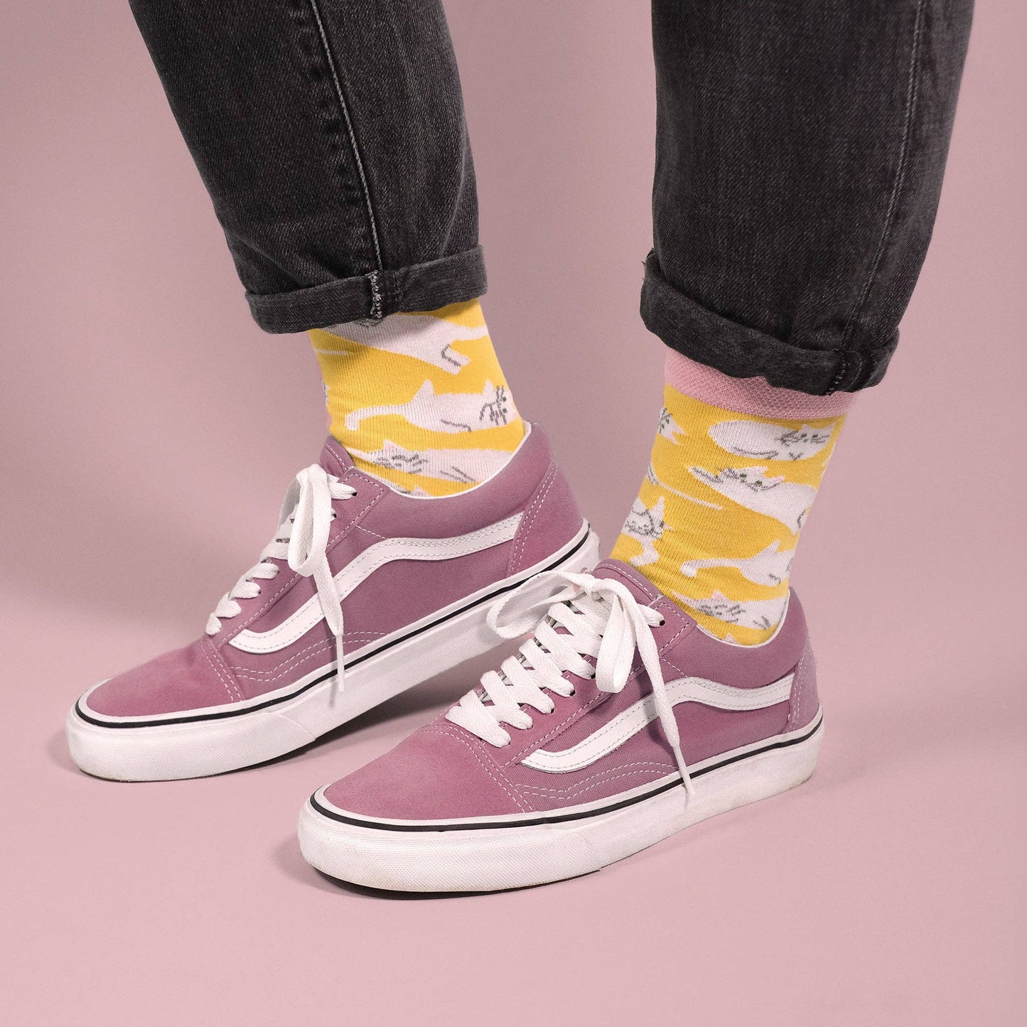 Calcetines Katzenchaos con diseño de enjambre de abejas