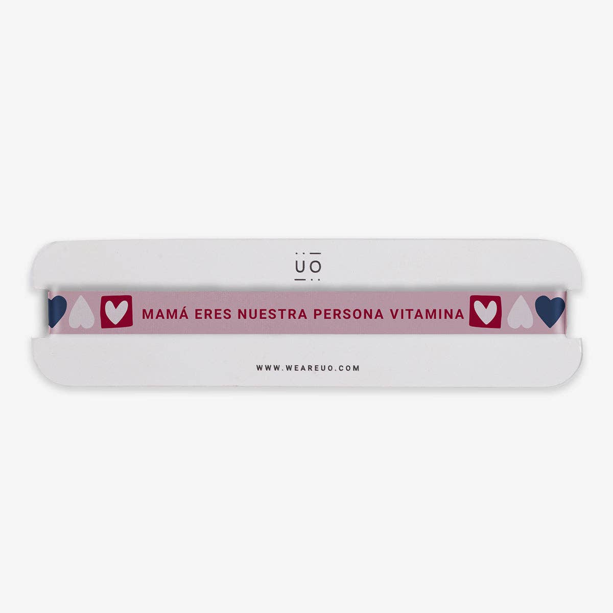 Pulsera de tela "Mamá eres nuestra persona vitamina"