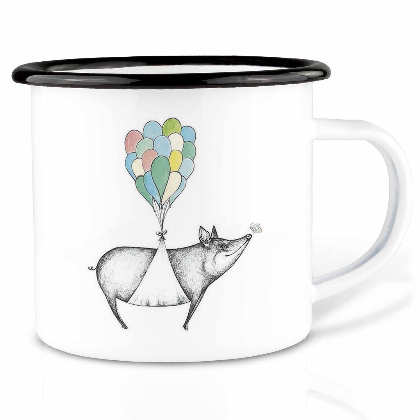 Taza de esmalte – Mucha suerte