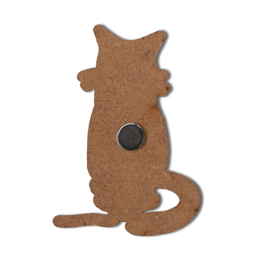 Imán de madera – Gato ramen