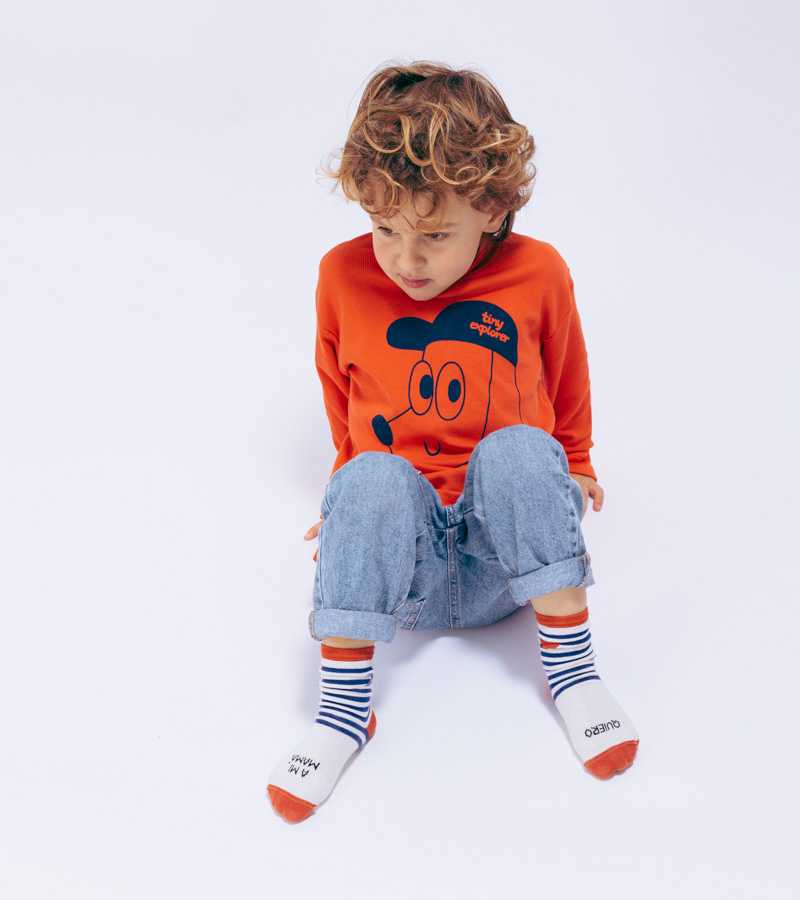 Mini Calcetines "Quiero A Mi Mamá" (Marinero)
