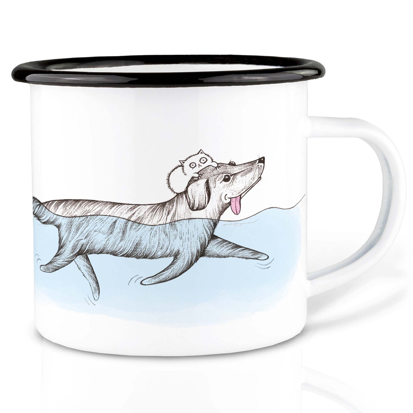 Taza de esmalte – El socorrista