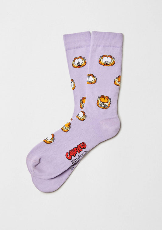 BeGarfield Faces Malva - 100% Organic Cotton Socks
