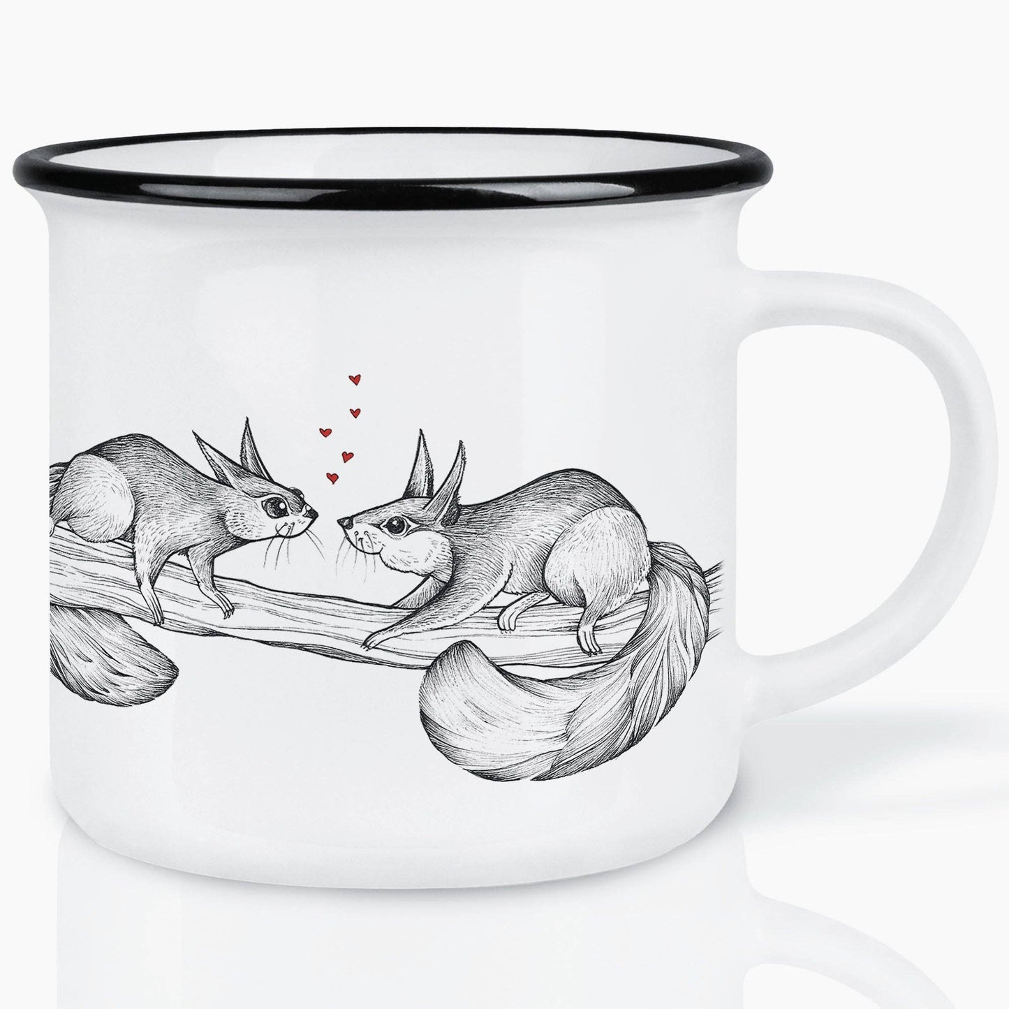 Taza de cerámica - Dos cuernos