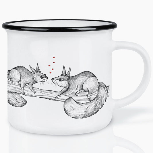 Taza de cerámica - Dos cuernos
