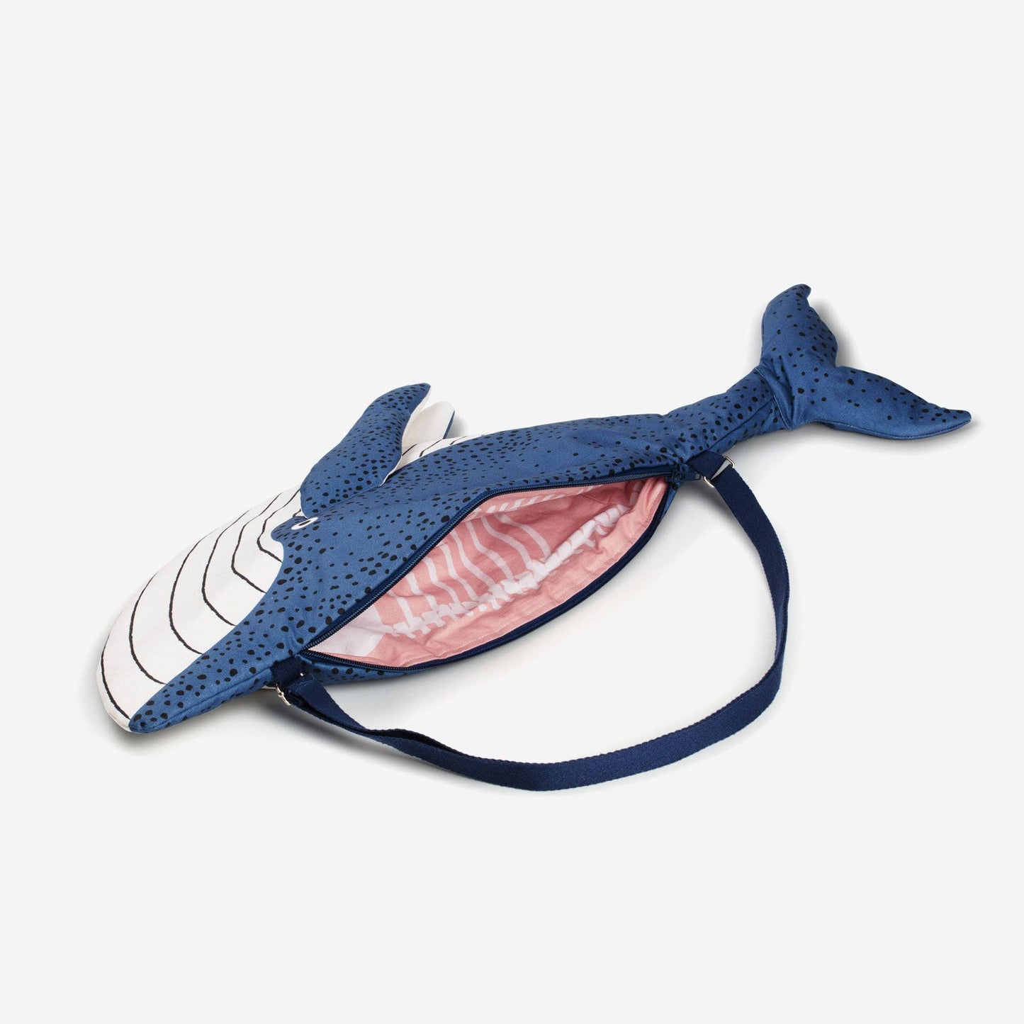 Bolso bandolera impermeable Blue Whale de algodón 100%