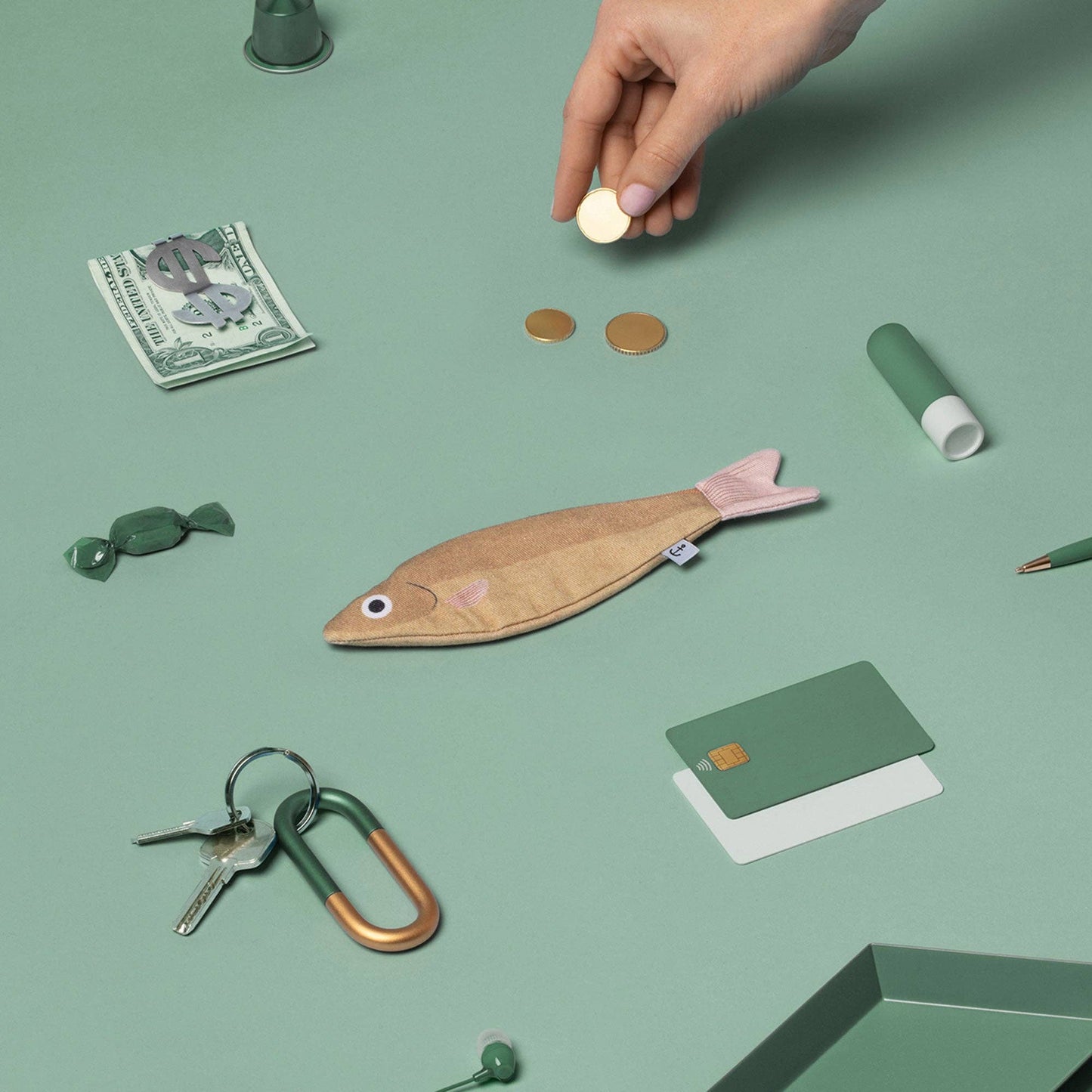 Anchoa - Dorado (llavero)