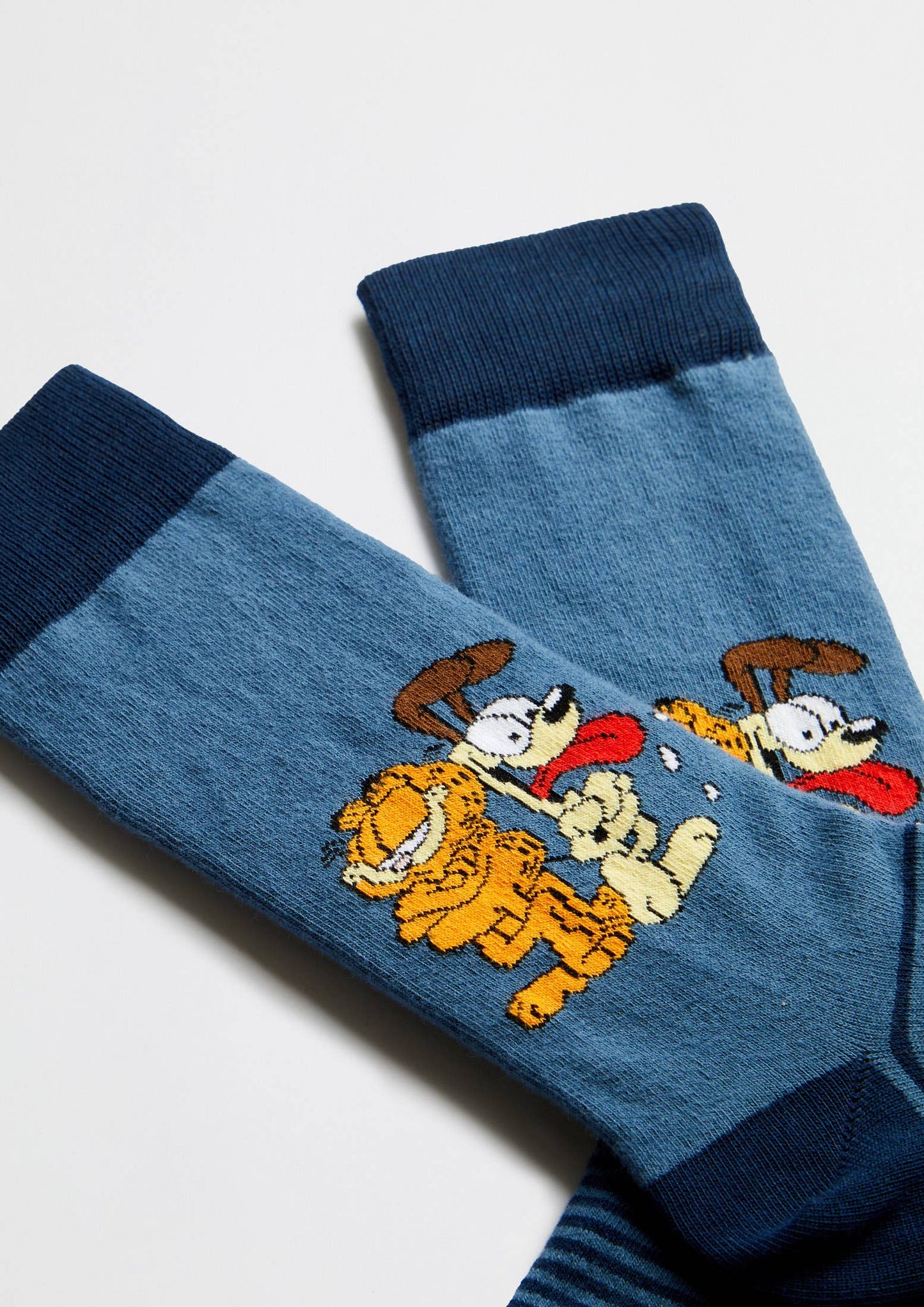 BeGarfield & Odie Blue  - 100% Organic Cotton Socks