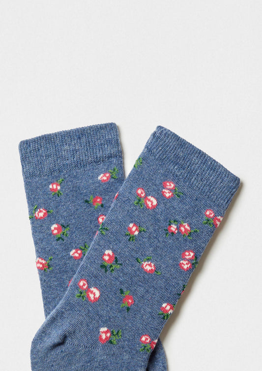BeLiberty Blue - 100% Organic Cotton Socks
