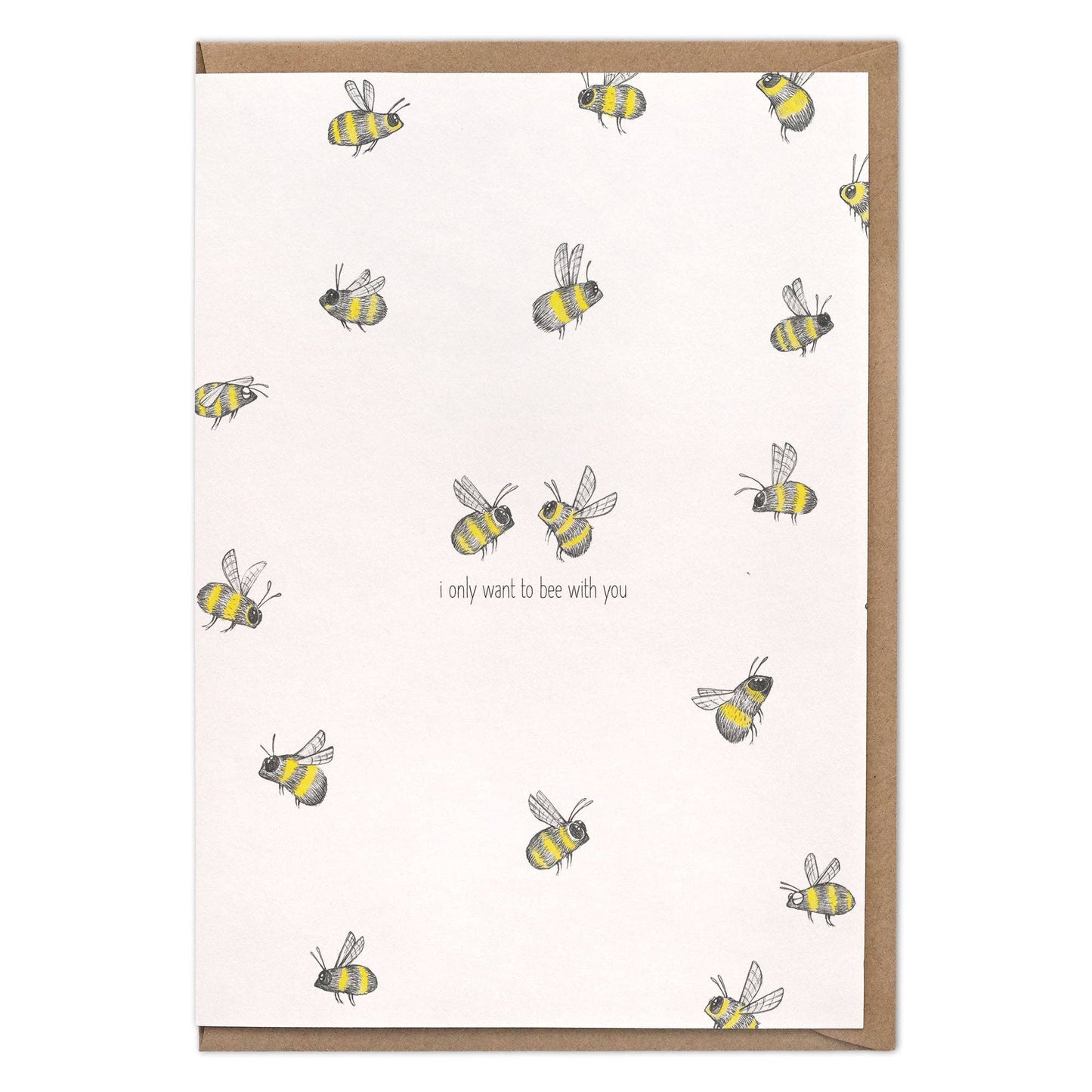 Tarjeta plegable – Enjambre de abejas