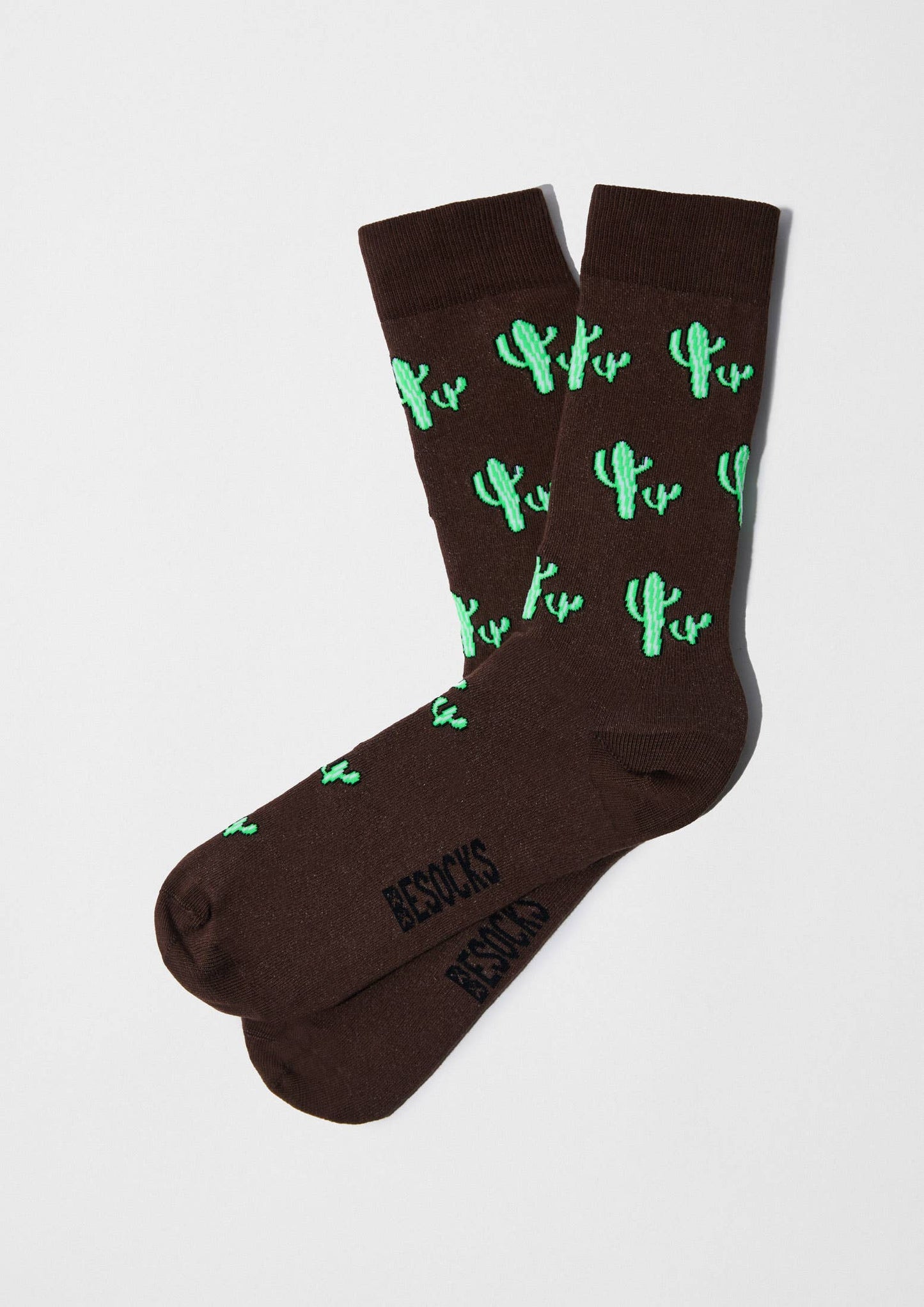 BeCactus Brown - 100% Organic Cotton Socks