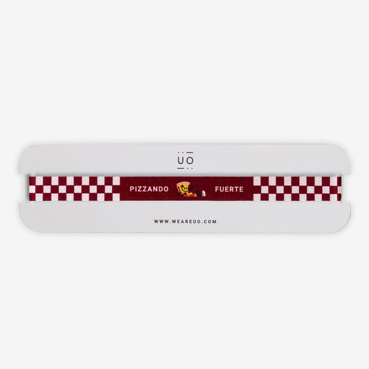 Pulsera Tela “Pizzando fuerte”