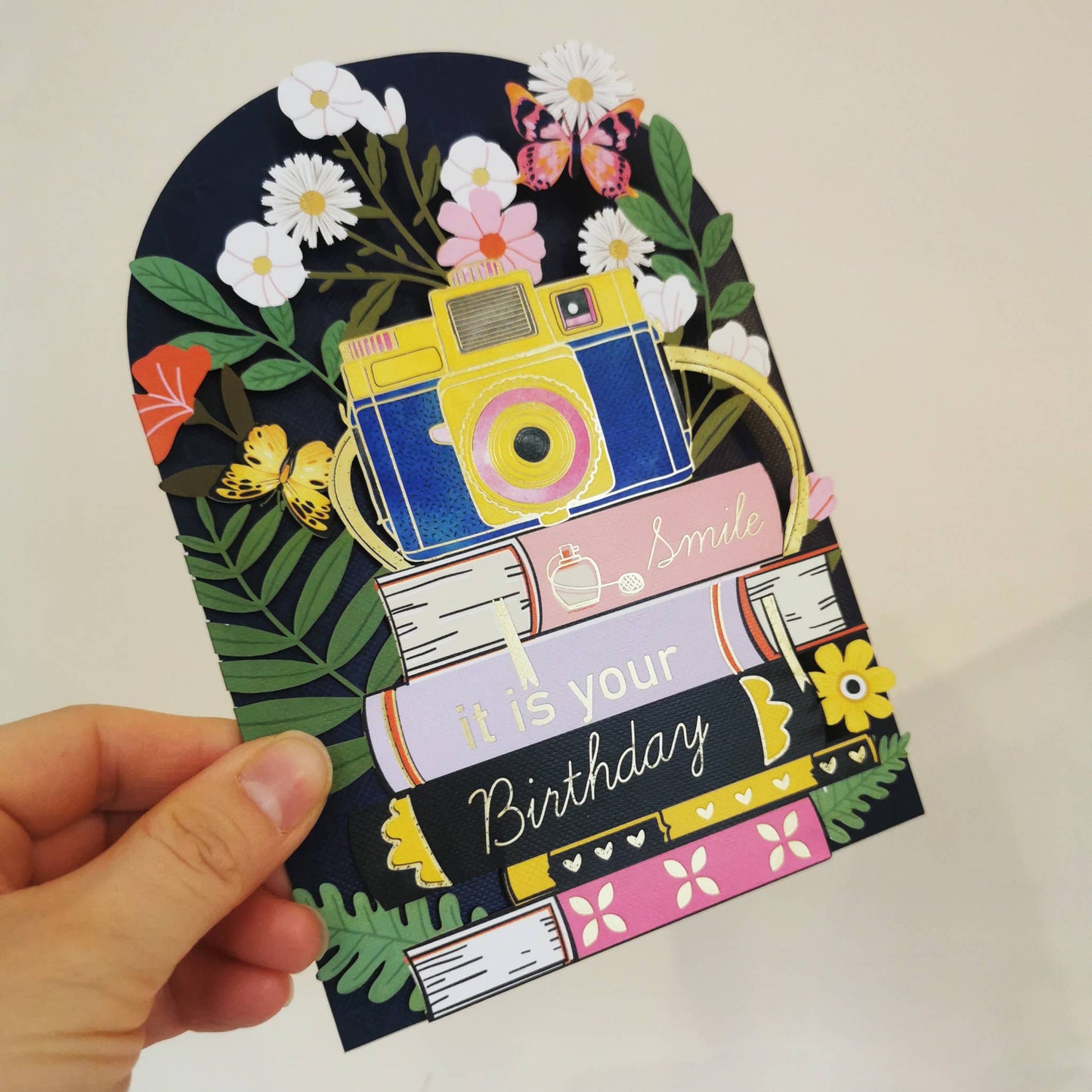 Tarjeta original de corte en papel - AL254