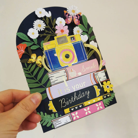 Tarjeta original de corte en papel - AL254