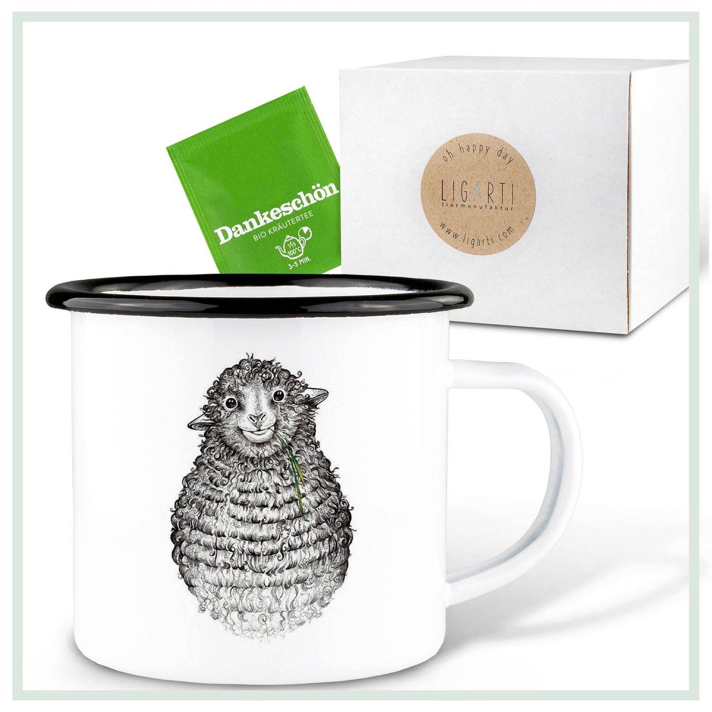 Taza esmaltada – Wollfried