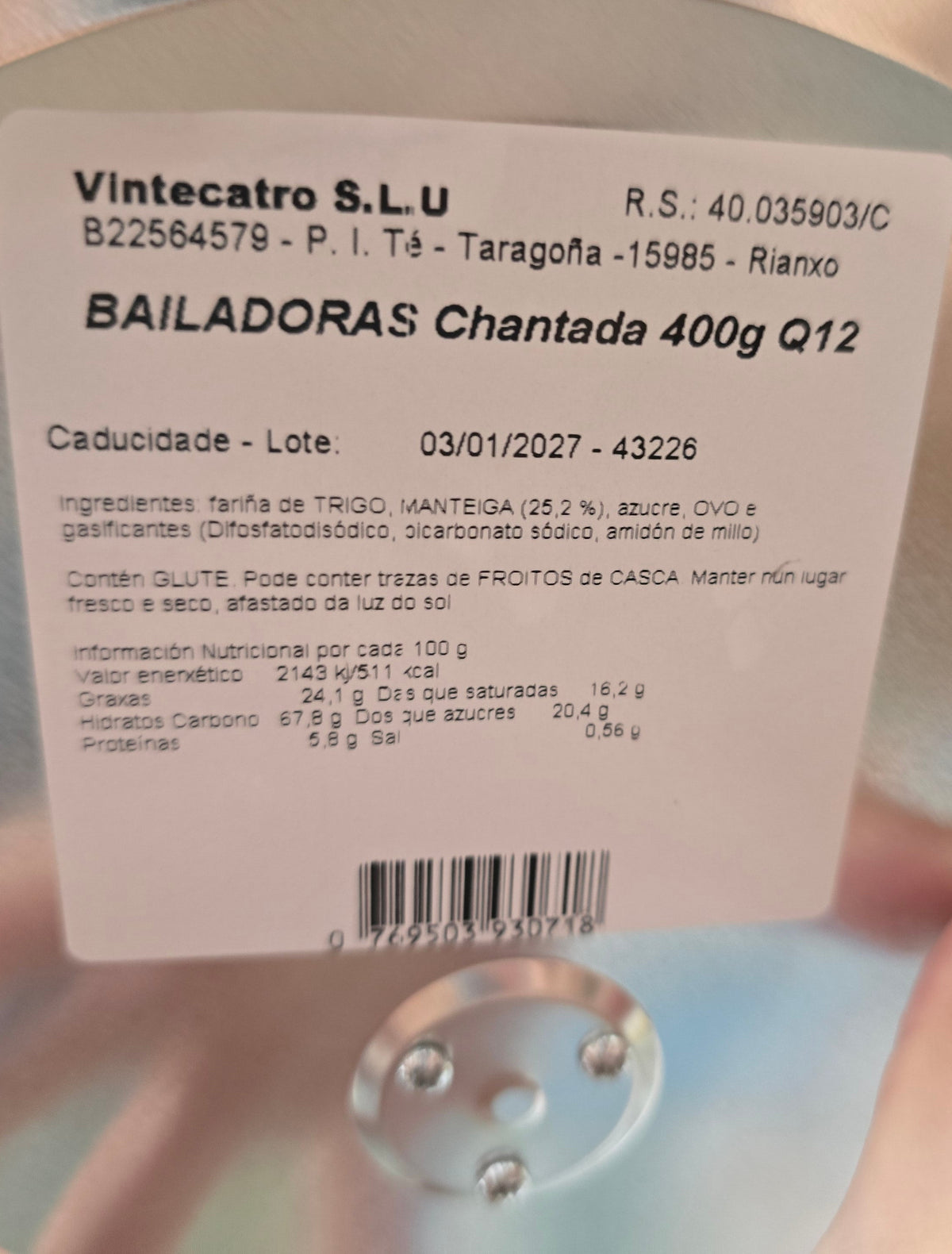 Lata Galletas Carrusel Muiñeira
